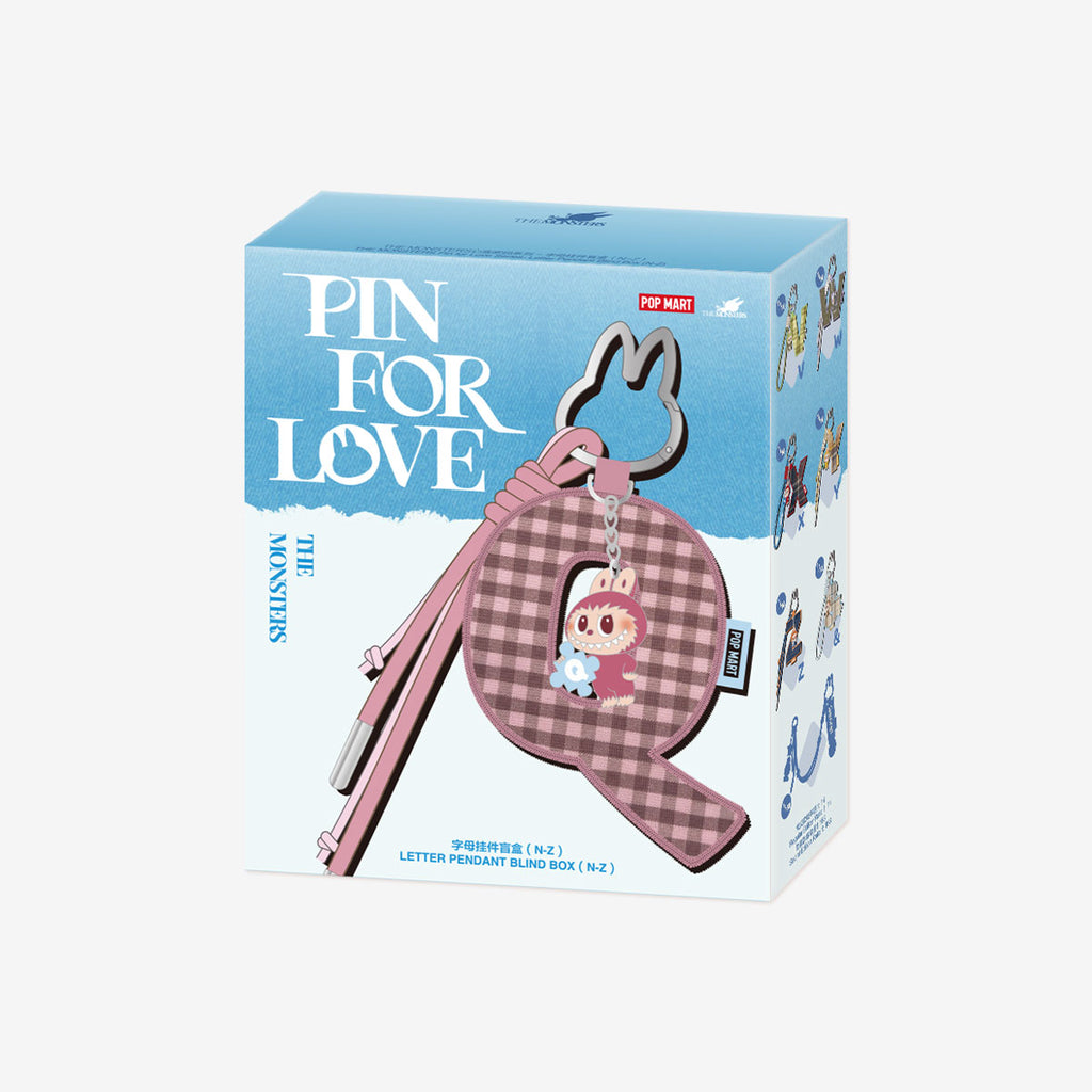 Labubu The Monsters Pin for Love Pendant (N-Z) Blind Box